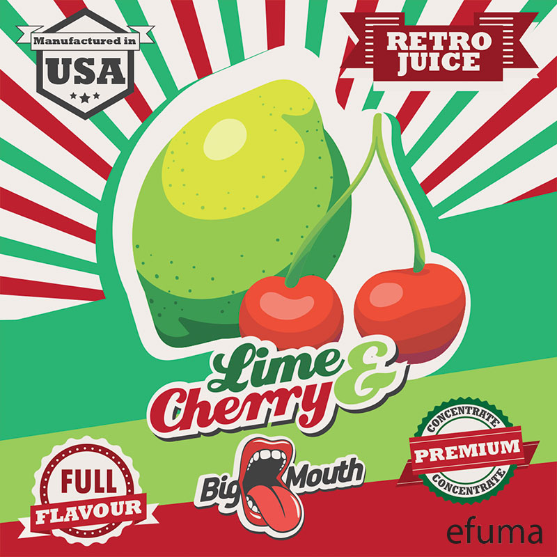 Retro Juice - LIME and CHERRY - 10ml